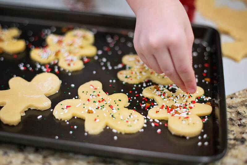 Gingerbread Decoration with Sprinkles