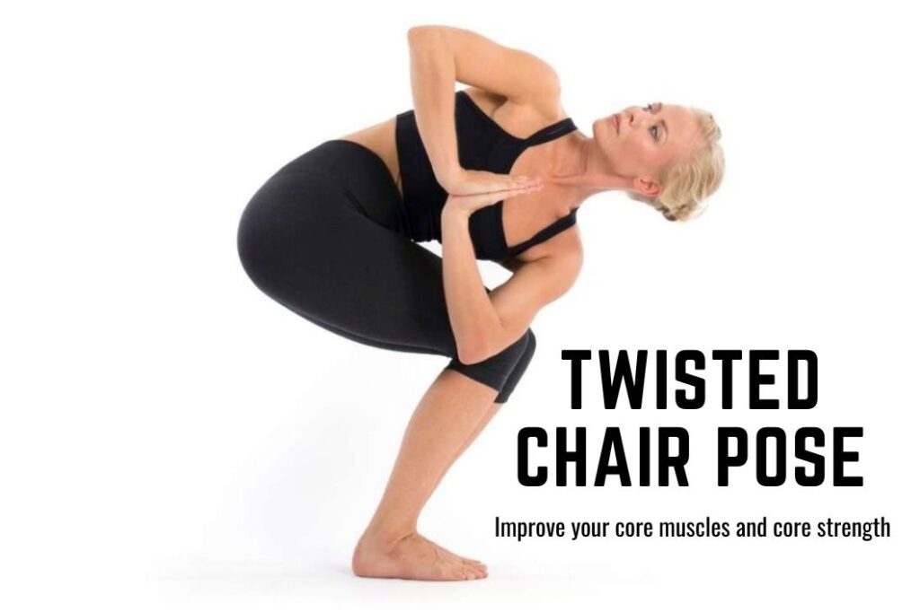Yoga For Beginners - Twisted Chair pose