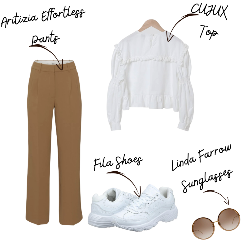 How to Style Aritzia Effortless Pant 6