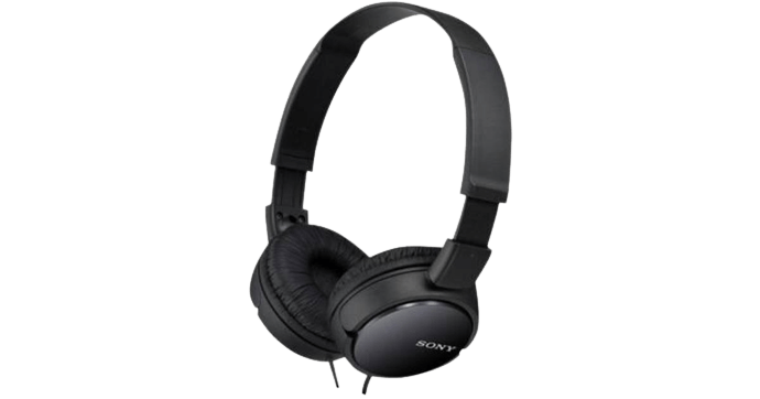 Sony ZX Series Wired On-Ear Headphones, Black MDR-ZX110
