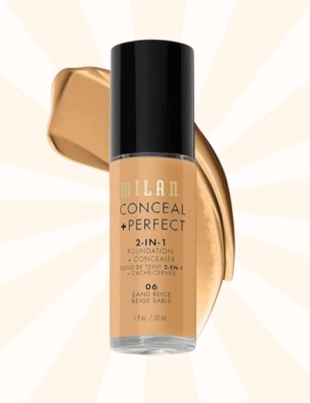 Milani Conceal and Perfect Foundation