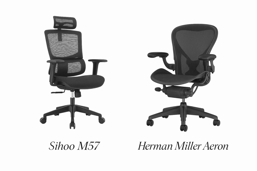SIHOO M57 vs Herman Miller Aeron