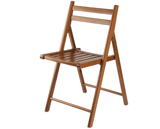 Winsome Robin teak folding chair classic antique wooden folding chair suitable for outdoor use with weather-resistant wood