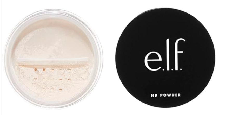 E.L.F. HD Powder - Blurring setting powder that minimizes pores and fine lines, perfect for oily skin and photo-ready makeup.

