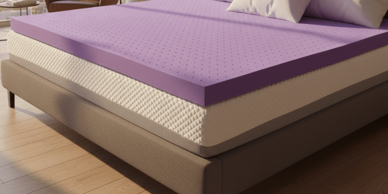 sinweek gel memory foam pad 3 inch cooling