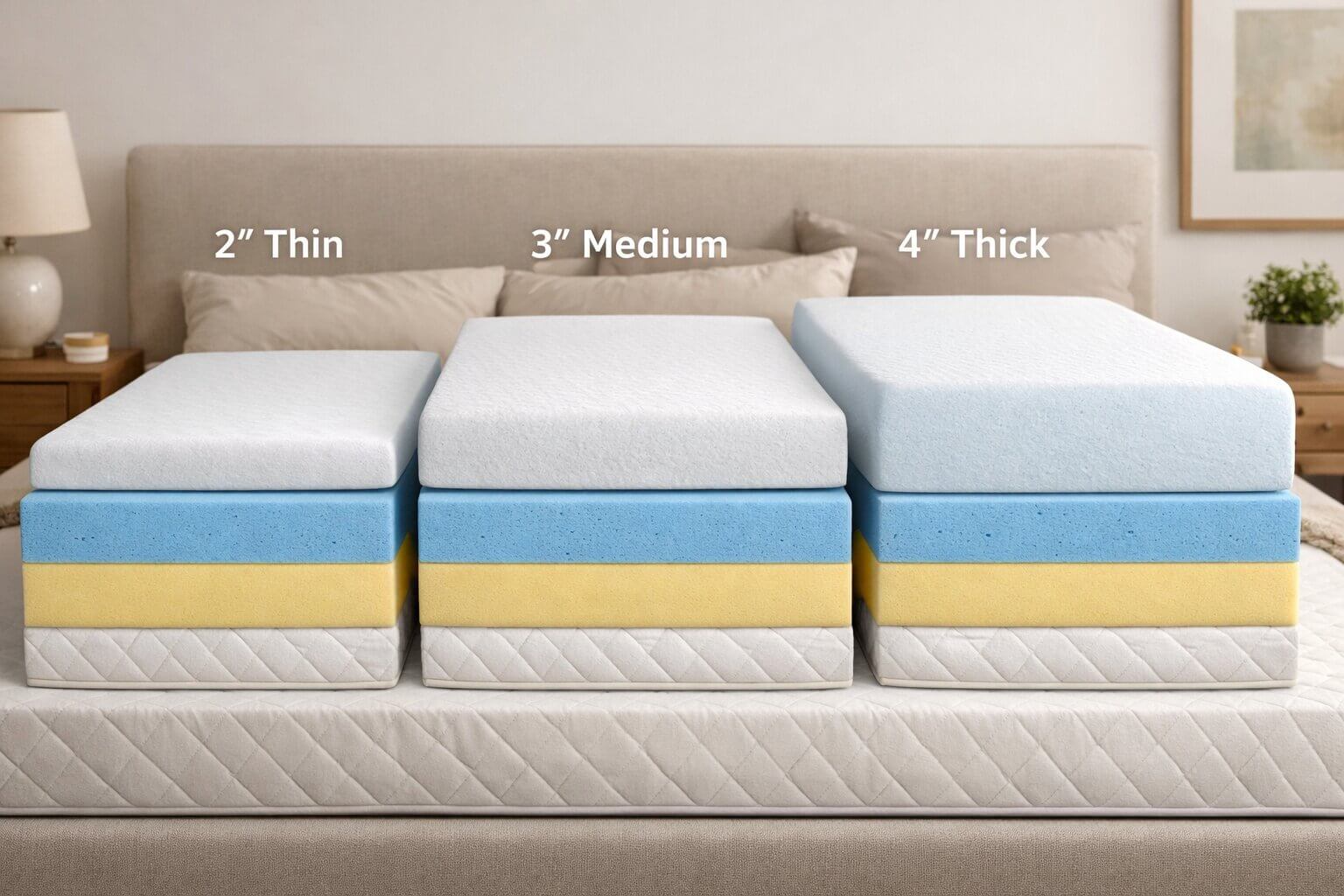 Mattress Topper Thickness Guide (2