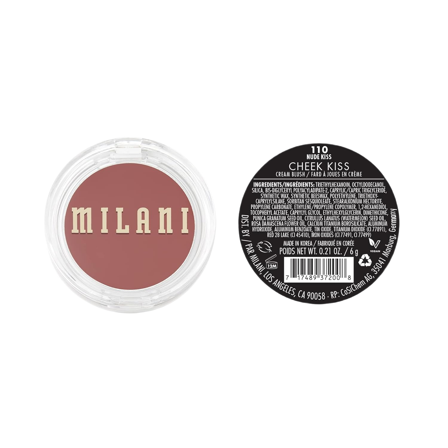 Milani Cheek Kiss Cream Blush stick